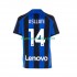 Camisola Inter de Milão Kristjan Asllani 14 Homem Equipamento Primeiro 2022-2023 Manga Curta